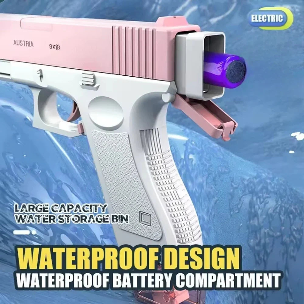 Electric Water Gun Toys Bursts Children's High-pressure Strong Charging Energy Water Automatic Water Spray Children's Toy Guns