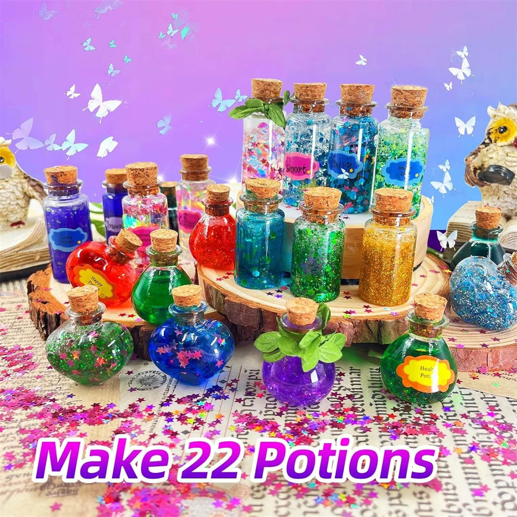 Witchlight WonderLab Potion Kit 🧪✨ — DIY Color-Changing Fairy & Horror Magic Craft Set for Halloween or Christmas