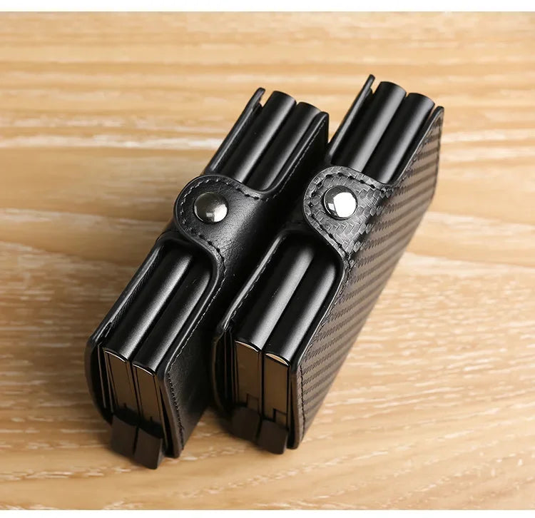 CEXIKA VaultPro – Large Capacity RFID-Blocking Carbon Fiber Magic Wallet for Men 💳🛡️ - THOOBO!