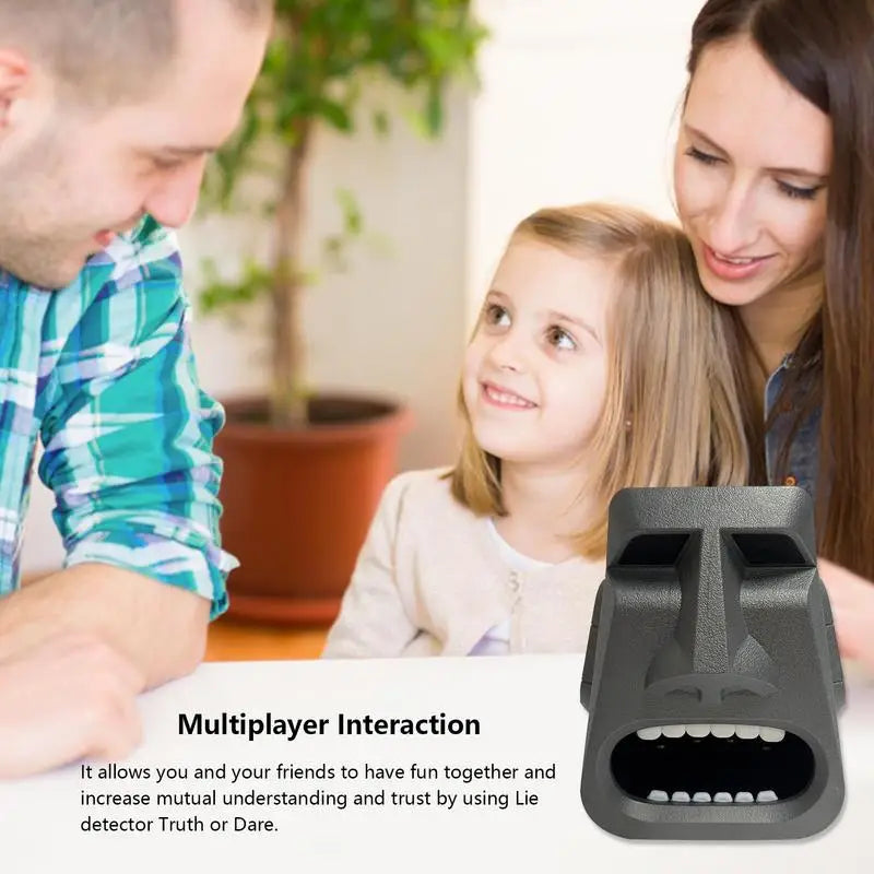 Lies Detector Two Modes Gargoyle Shock Finger Game Lighting And Sound Effects Electric Shock Roulette Test Tricky Game For Kids - THOOBO!