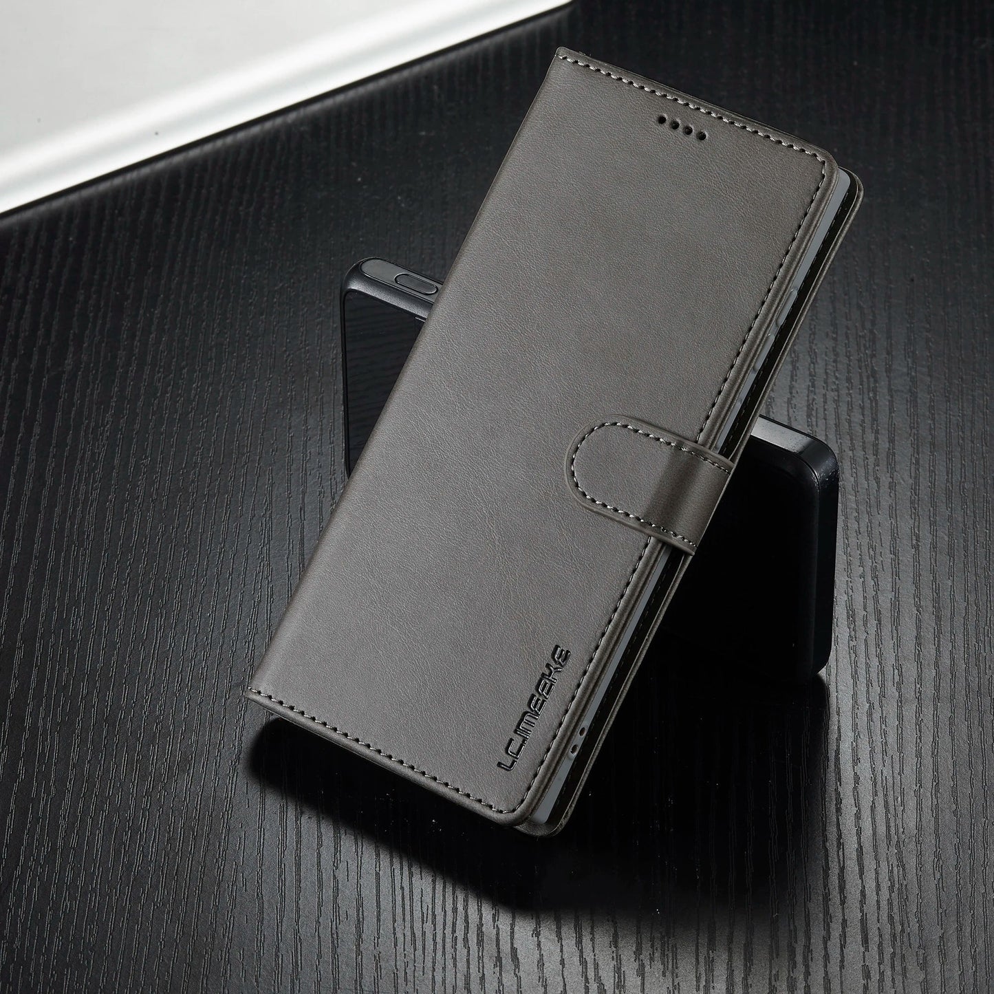 Leather Wallet Case For Samsung Galaxy S25 S24 S23 S22 Ultra S21 S20 FE S10 S9 Plus Note20 10 Plus Business Flip Card Cover