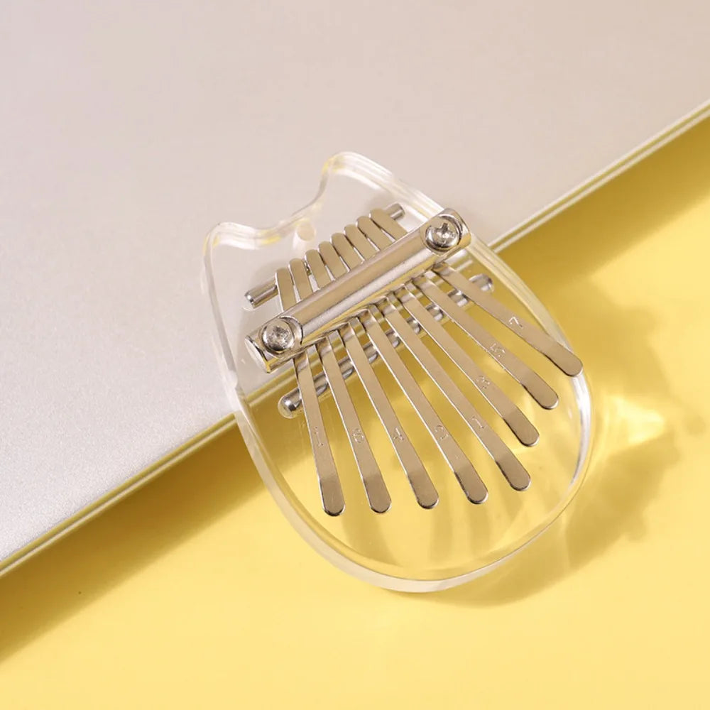 Piano Pendant 8 Key Finger Thumb Piano Marimba Musical Adult Beginners Kalimba Mini Thumb Piano Good Accessory Pendant Gift - THOOBO!