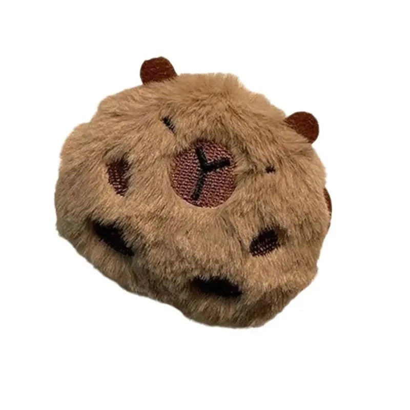 Capybara Three Dimensional Plush Earphone Case For Airpods 4 1 2 3 Pro 2 Cover Wireless Bluetooth Headset Charging Box Soft Case