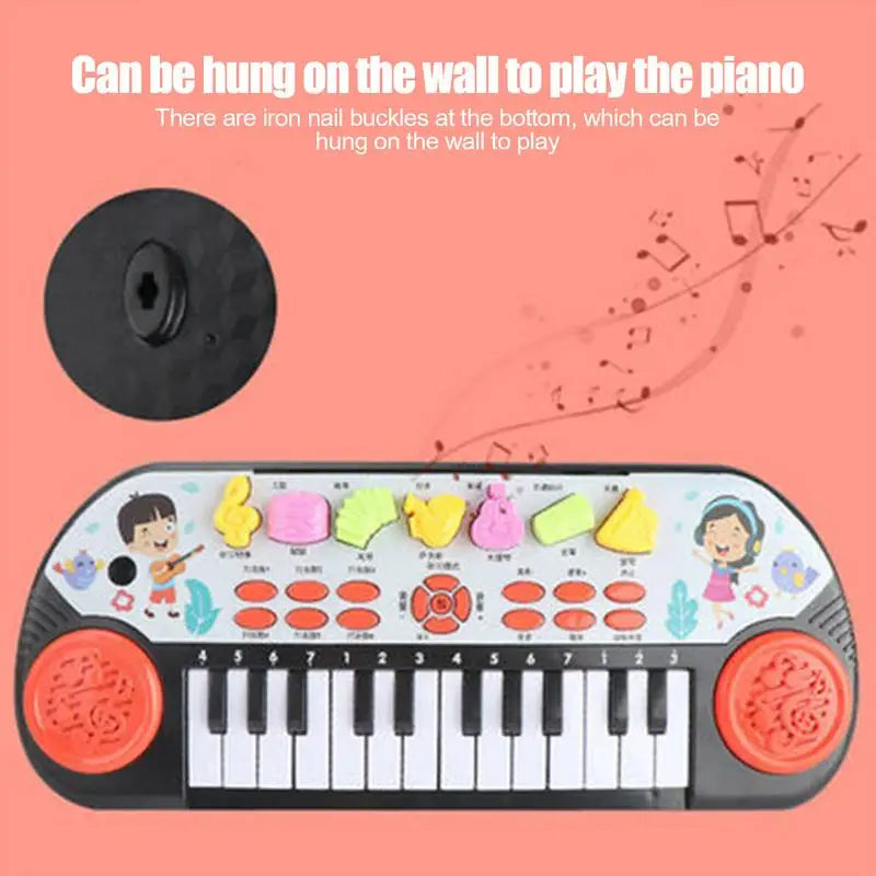 Kids Electronic Piano Keyboard Portable Education Toys Musical Instrument Christmas Gift For Child Beginner - THOOBO!