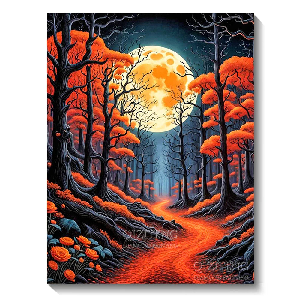 5D Diamond Art Painting Aurora Landscape DIY Mosaic Embroidery Kit