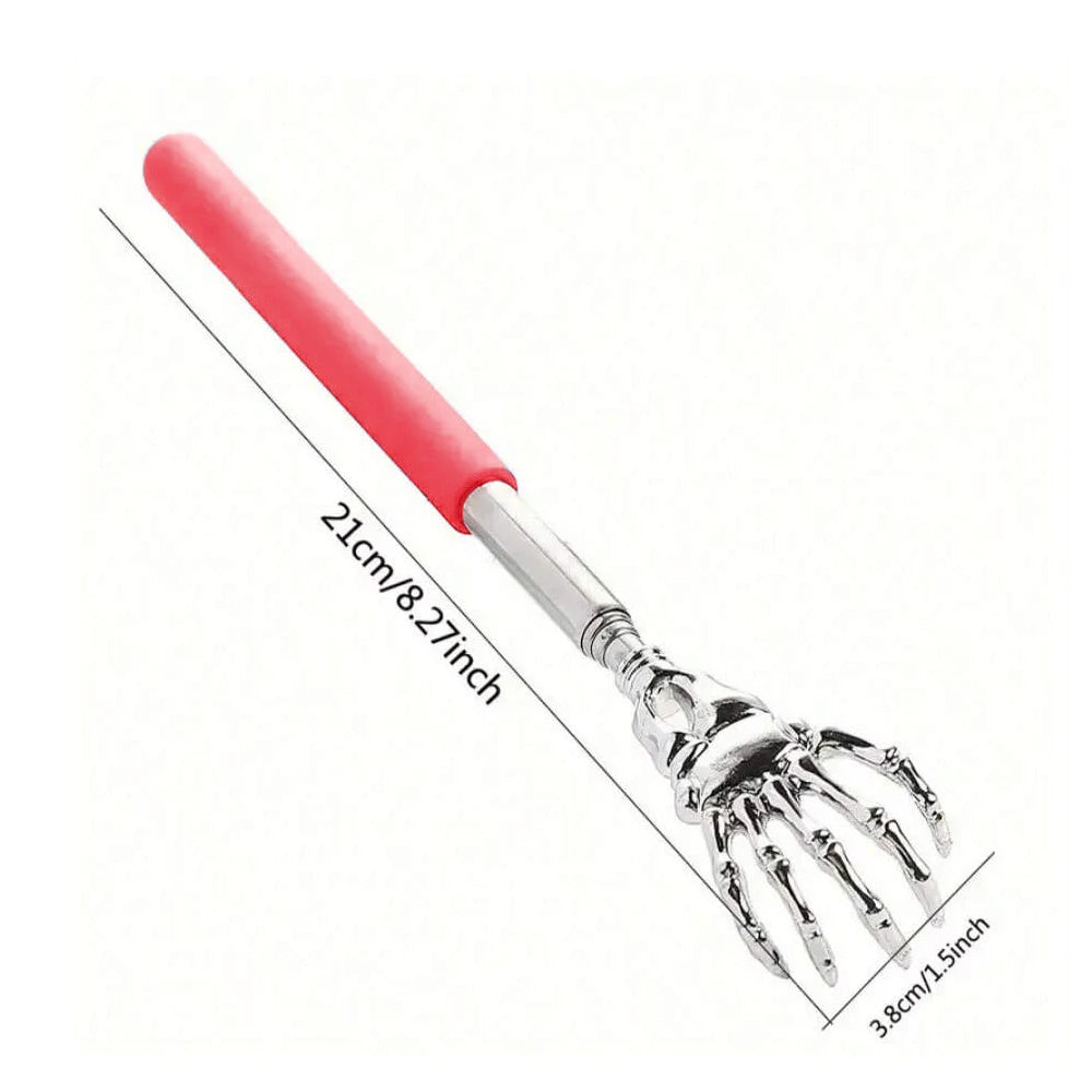 Portable Extendable Back Scratcher Stainless Steel Telescoping Back Scratcher for Both Human and Pets Extendable Back Massager - THOOBO!