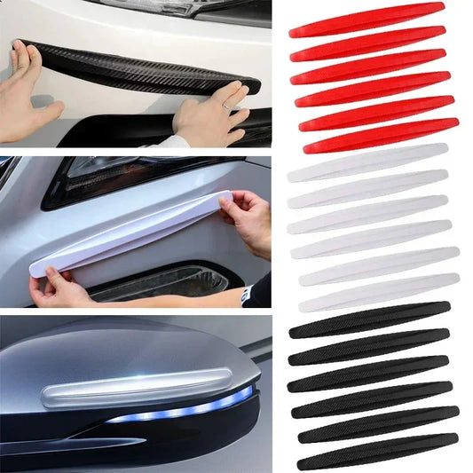New 4-6 PCS Car Anti-collision Protection Decoration Strip Universal Front Rear Bumper Corner Protector Guard Car Accessories