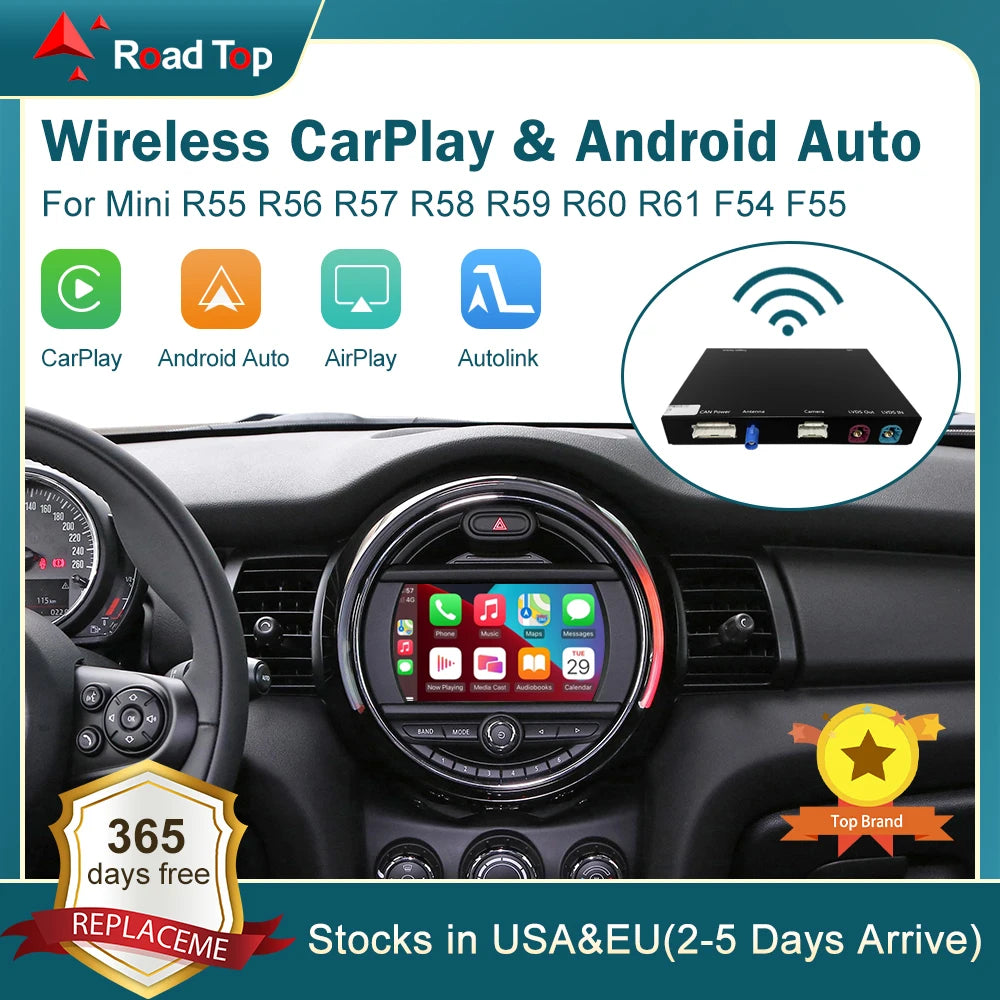 MiniJoy Wireless CarPlay System – Plug-In Happiness for Your MINI Cooper Adventure