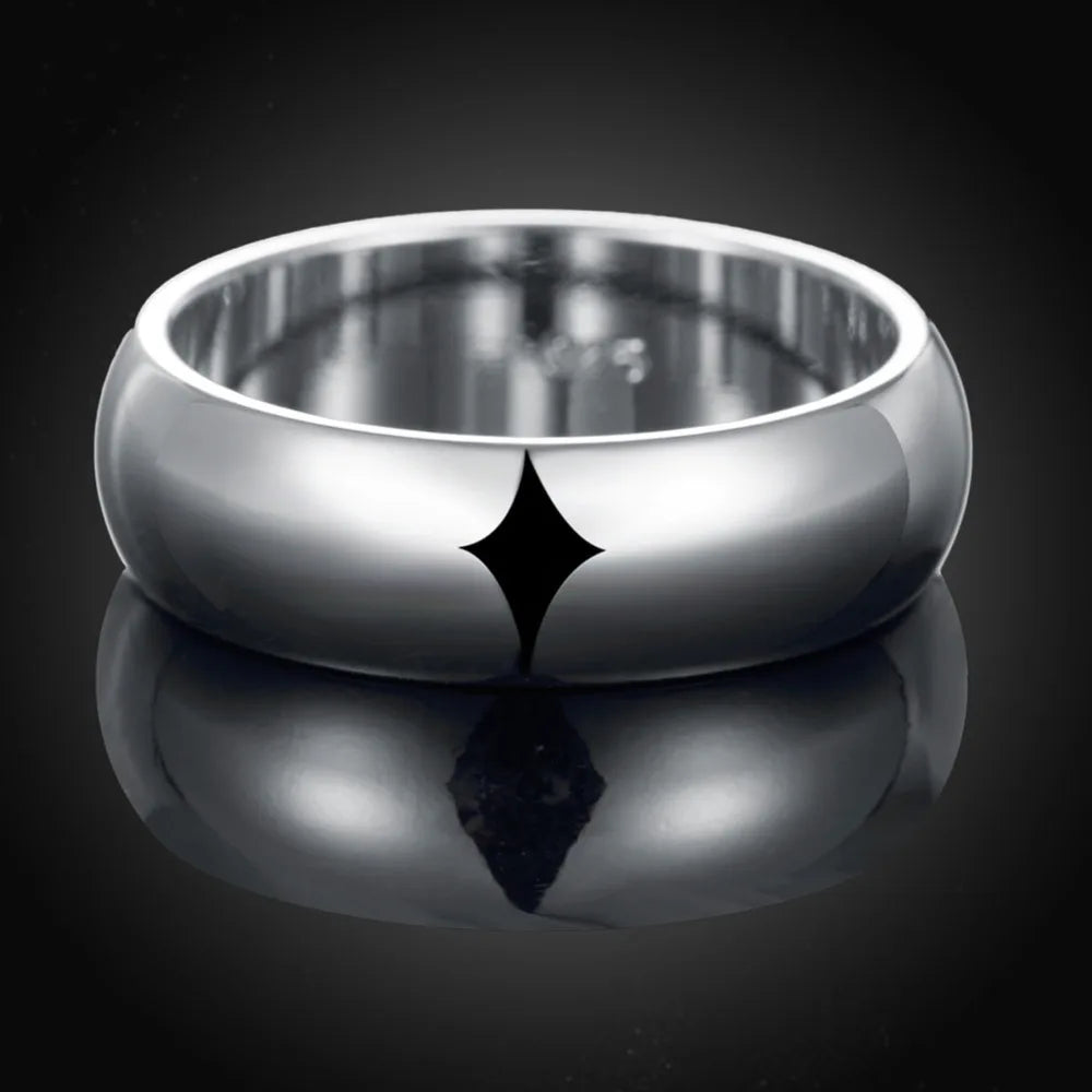 PureCircle 925 Ring — Minimal Shine, Maximum Meaning (Sizes 5–11, GDTC-Certified)