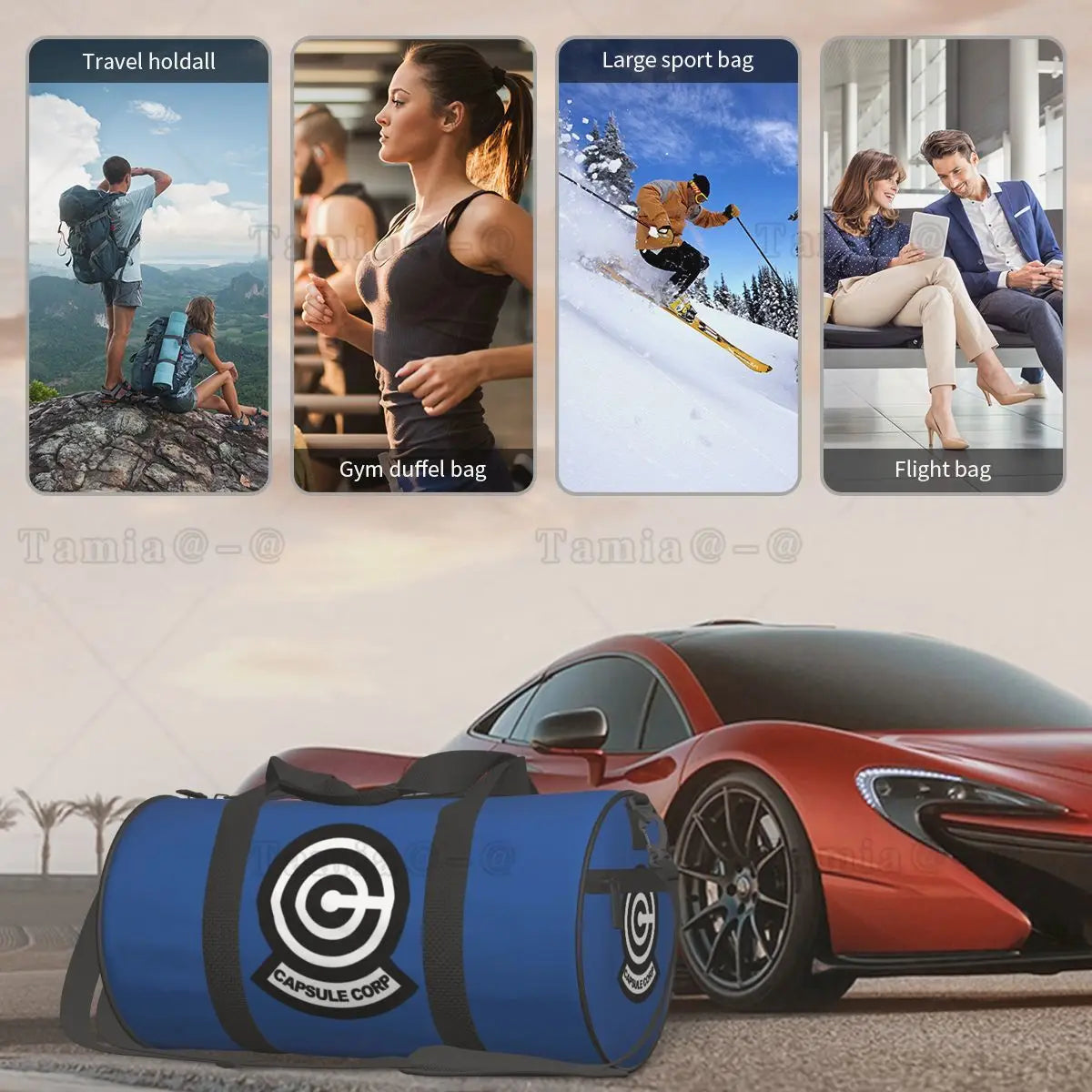 Dragon Ballistic — Japan Manga Gym & Travel Duffle for Legends of Sweat and Style