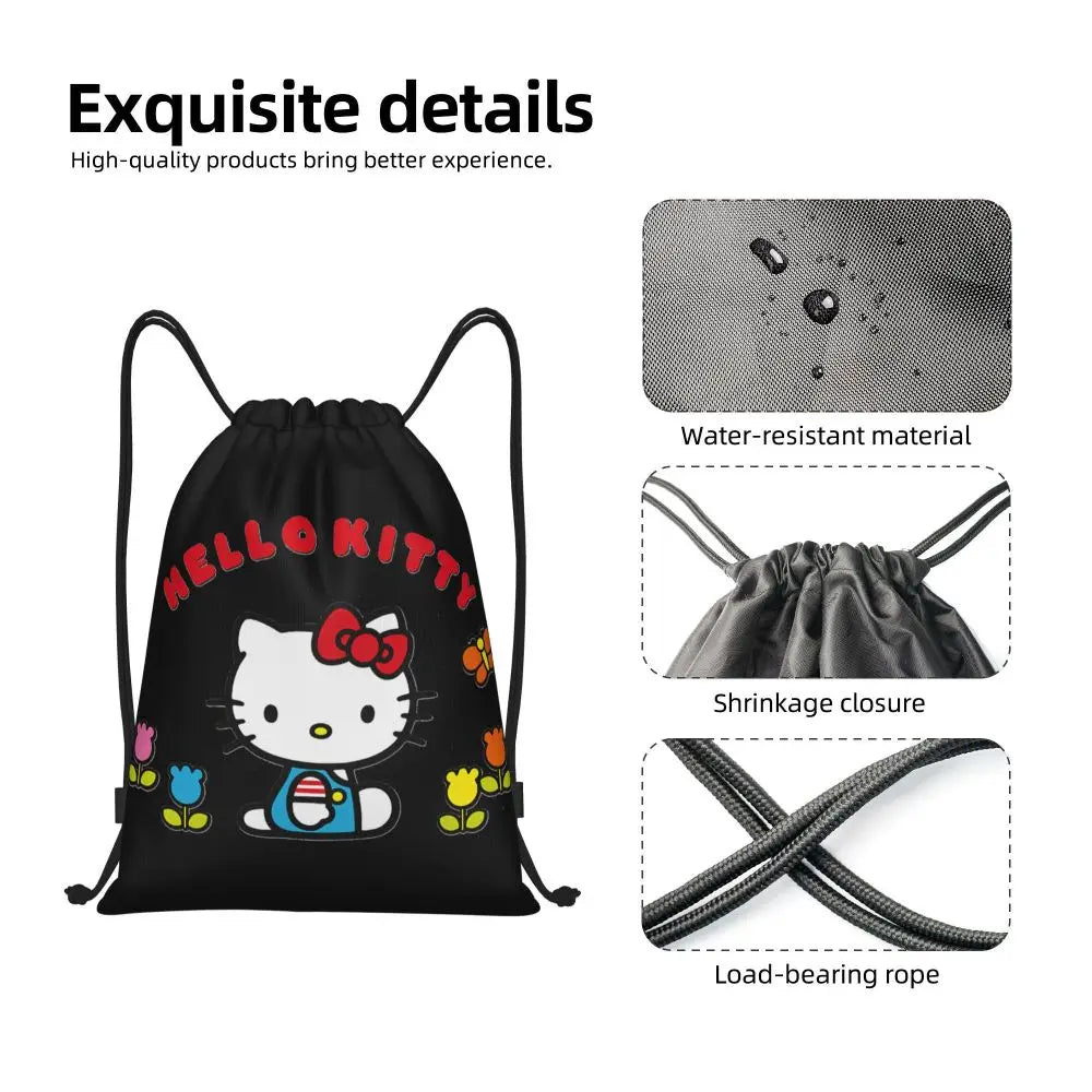 Hello Kitty Drawstring Backpack — Cute Strength, Daily Charm, Universal Smile