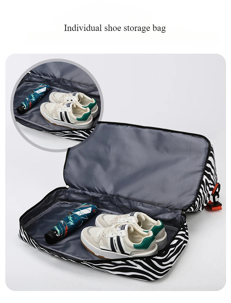 SkyVault Oxford — Waterproof Large-Capacity Travel & Gym Tote for Fashion, Fitness, and Flight