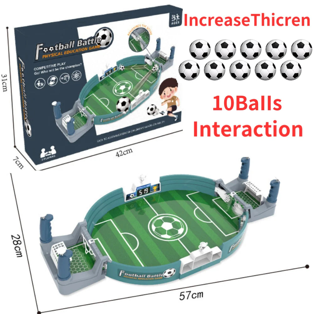 Soccer Table Football Board Game For Family Party Game Tabletop Play Ball Soccer Toys Portable Sport Outdoor Toy Gift For Kids - THOOBO!
