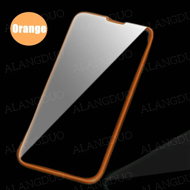 Luminous Tempered Glass For iPhone 13 Pro Max Screen Protector Glowing Protective Glass For iPhone 15 16 Pro Max 13 Mini Glass