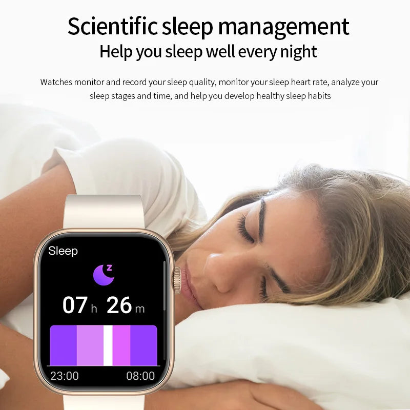 LIGE Bluetooth Call Smartwatch Women Men Sports Fitness Watches Woman Body Temperature Monitoring Waterproof Smart Watch Ladies
