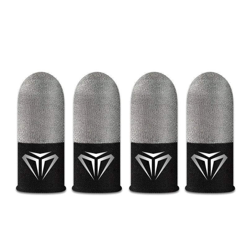 2 Pcs Mobile Game Fingertip Gloves Sweatproof Anti-slip Touch Screen Finger Sleeve Breathable Gaming Fingertip Cover For Gamer