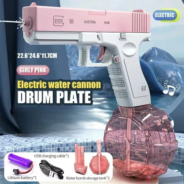 Electric Water Gun Toys Bursts Children's High-pressure Strong Charging Energy Water Automatic Water Spray Children's Toy Guns