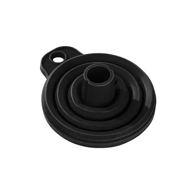 FLOPSTER FUNNEL – Foldable Silicone Oil Filler for Engines, Washer Fluid & More (Universal Car Fit, Heat-Resistant, No-Mess Wizard)