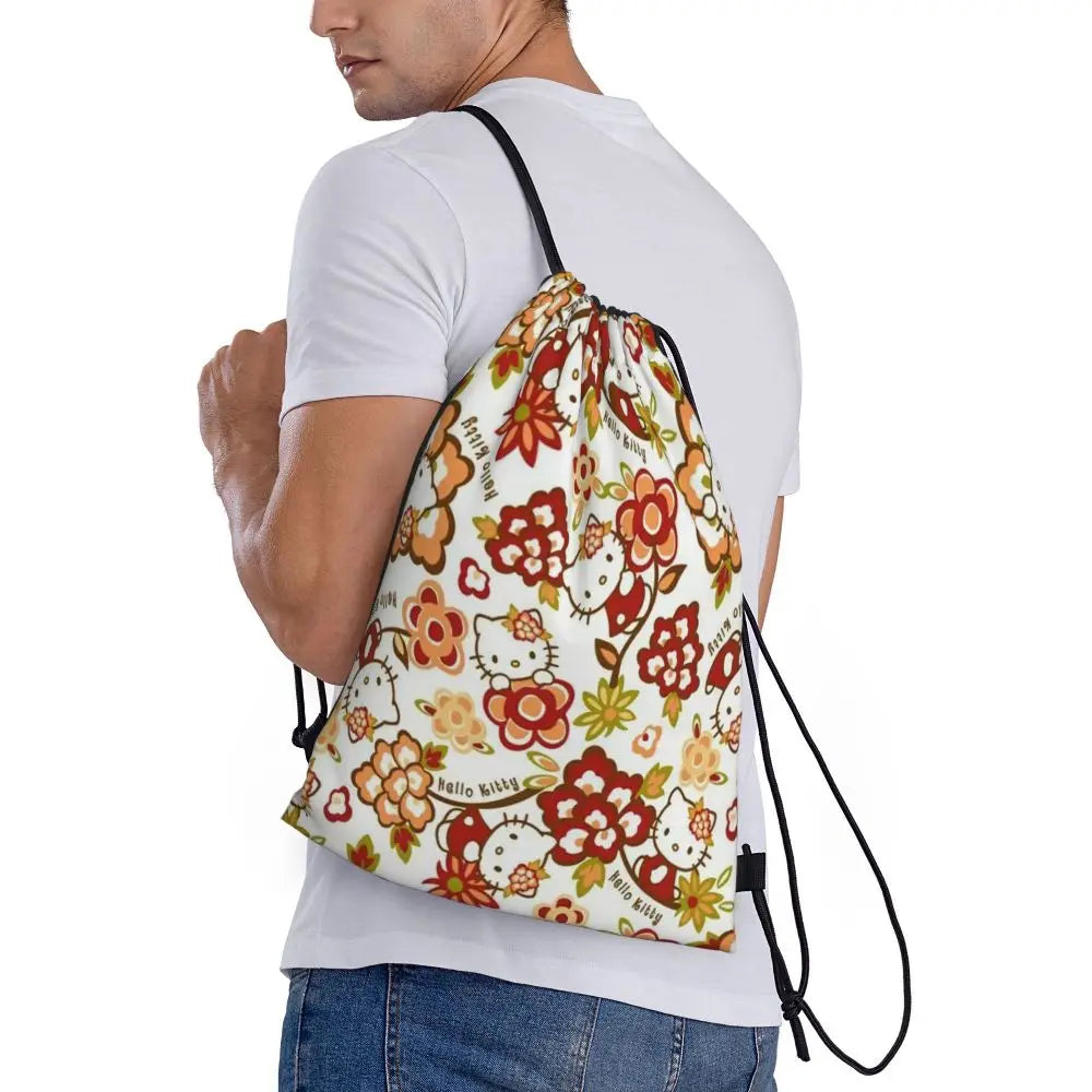Hello Kitty Drawstring Backpack — Cute Strength, Daily Charm, Universal Smile