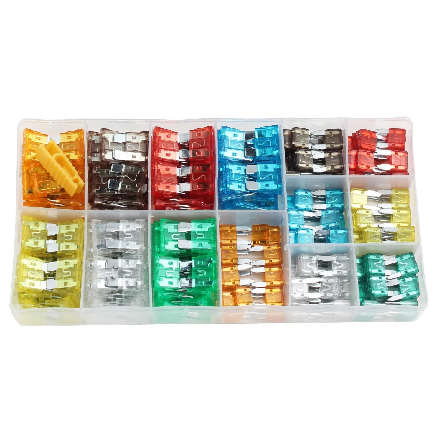 Fuse boxes come in various specifications, with 60 and 120PCS not having medium fuses, while 60PCS are packaged in bags - THOOBO!