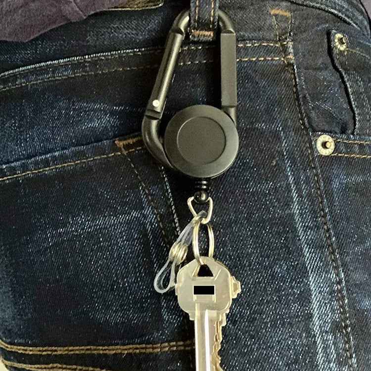 New Retractable Nurse Badge Reel Clip Badge Holder Students Doctor ID Card Holder Keychain Office Accessories - THOOBO!