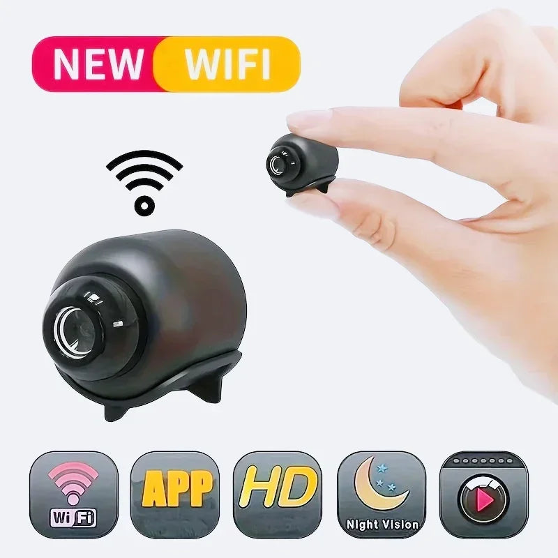 AEHOME 1080P Mini WiFi HD Security Camera With Night Vision & Real-Time Peace of Mind