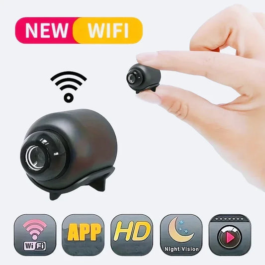 AEHOME 1080P Mini WiFi HD Security Camera With Night Vision & Real-Time Peace of Mind