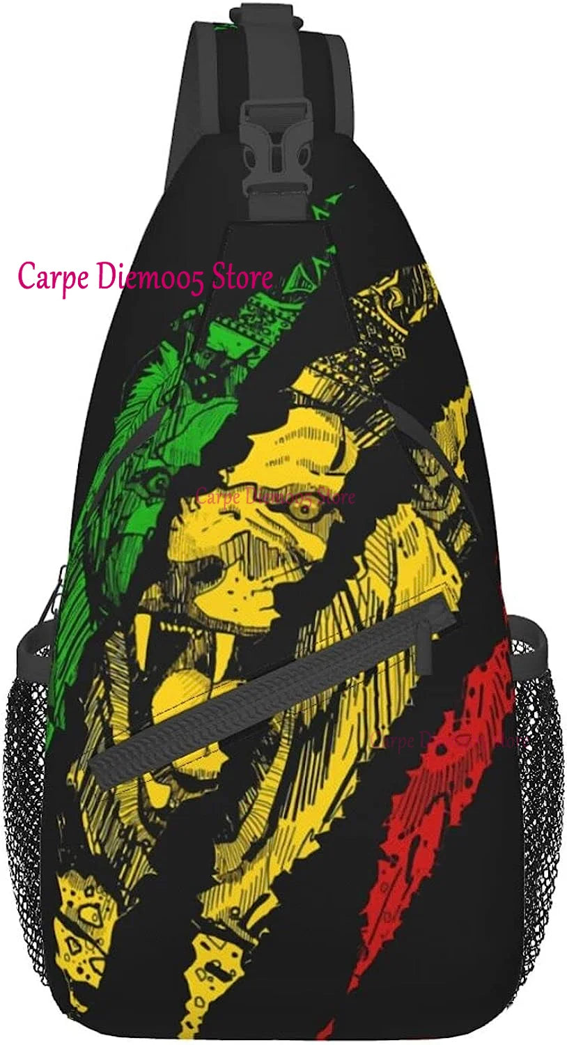 One Love Carry — Jamaica Flag Crossbody Sling Backpack For Everyday Vibes