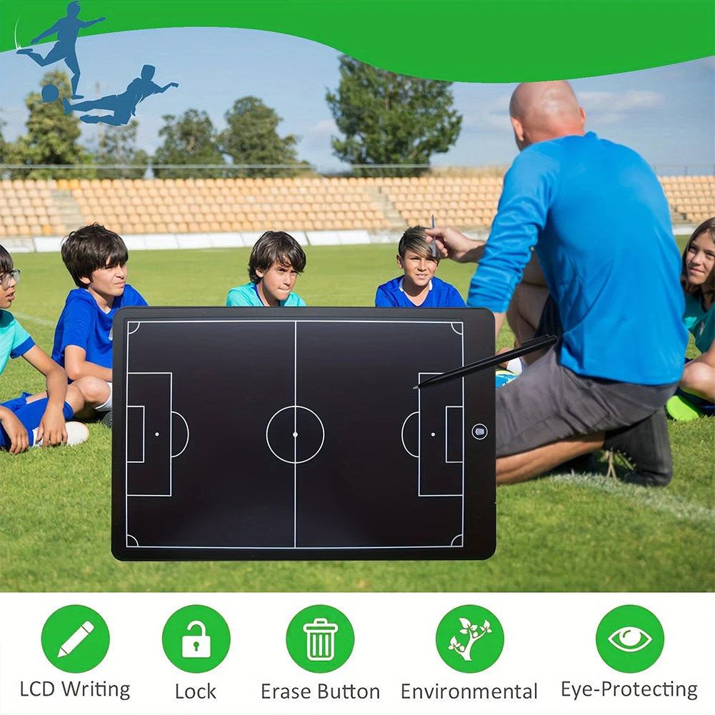 Game Plan Genius: 16'' LCD Soccer Strategy Board for Coaches Who Mean Business