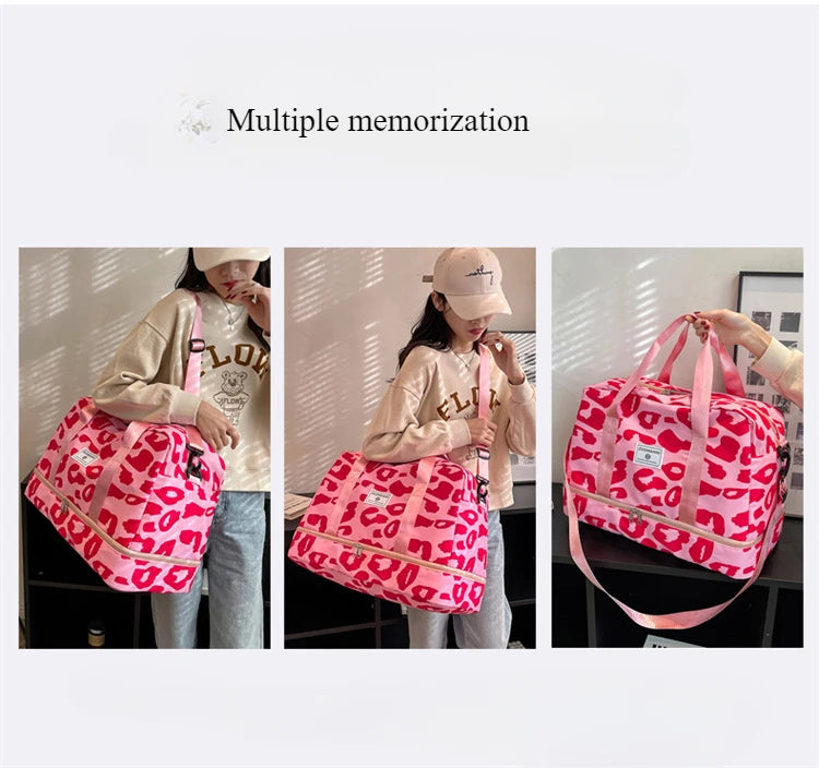 SkyVault Oxford — Waterproof Large-Capacity Travel & Gym Tote for Fashion, Fitness, and Flight