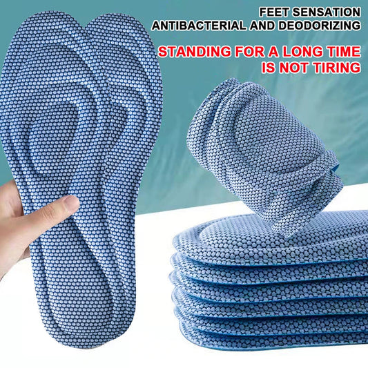 Shoe Insoles Breathable Arch Support Insoles Sweat Absorption Deodorant Insoles Massage Soft Insoles for Working Walking - THOOBO!