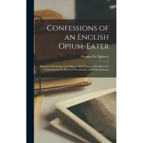 Confessions of an English Opium-Eater: Reprinted From the First Edition, With Notes of De Quincey's Conversations by Richard Woodhouse, and Otheraddit