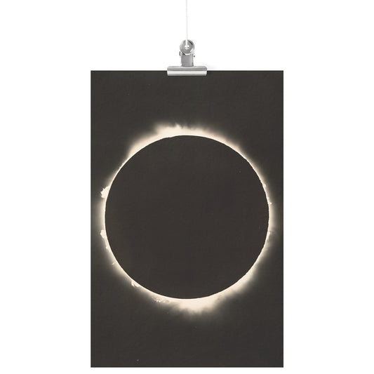 "1927 Solar Eclipse Photograph" Matte Poster