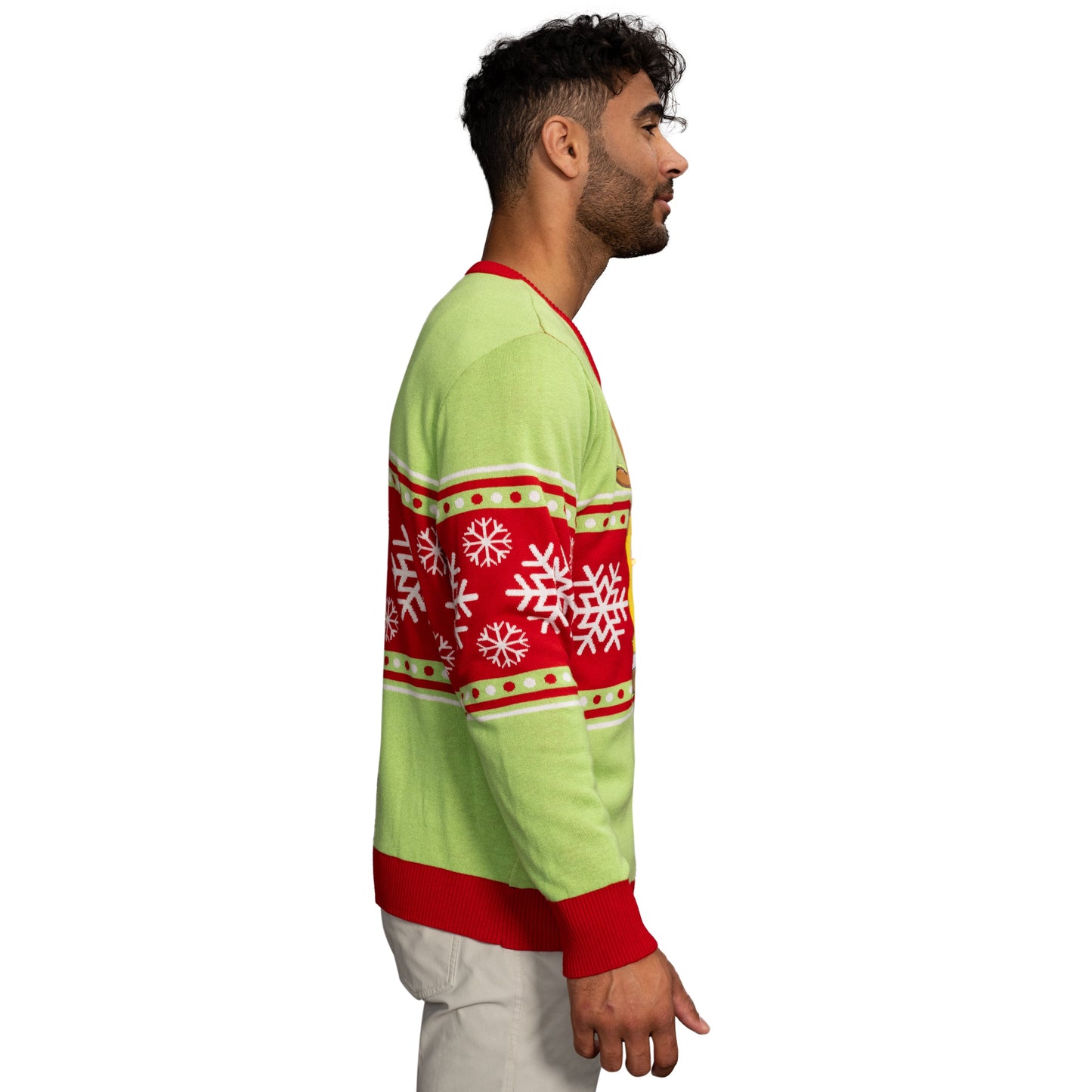 Spongebob Tangled LED Lights Sweater