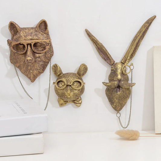 “The Majestic Stag” Bronzed Deer Head Wall Sculpture – Where Wilderness Meets Wow - THOOBO!