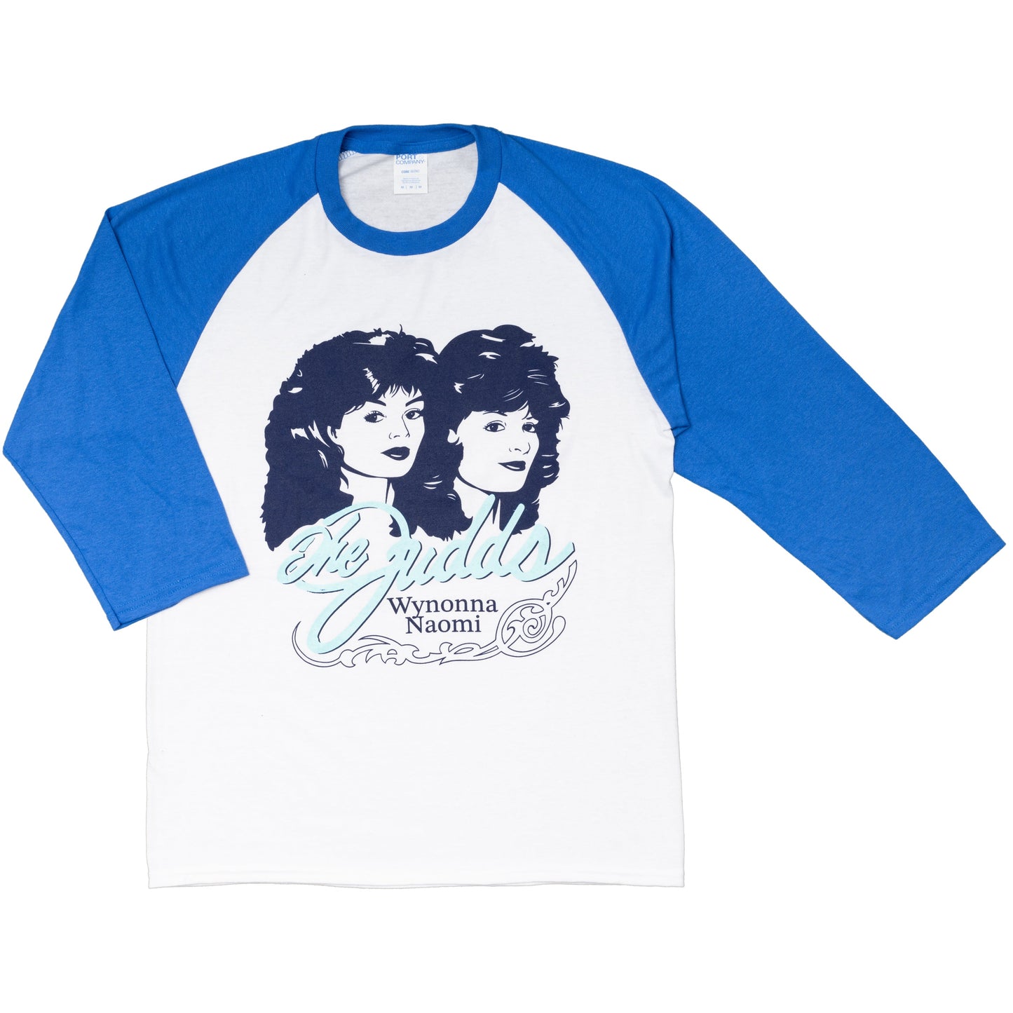 Step Bros Classic Music Singers Duo's Raglan Blue and White Tribute Movie T-shirt Tee