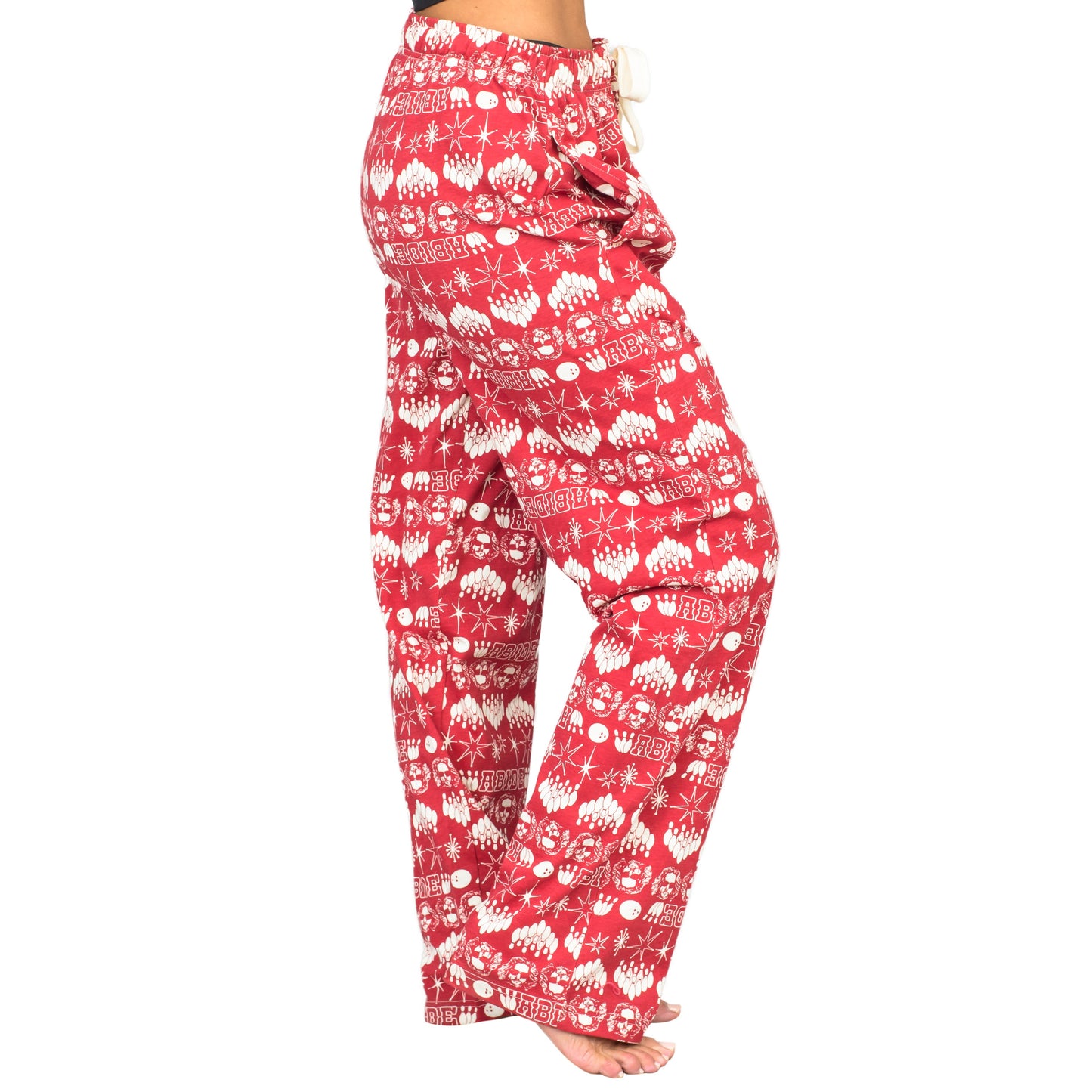 The Big Lebowski Bowling Pins Red Lounge Pants