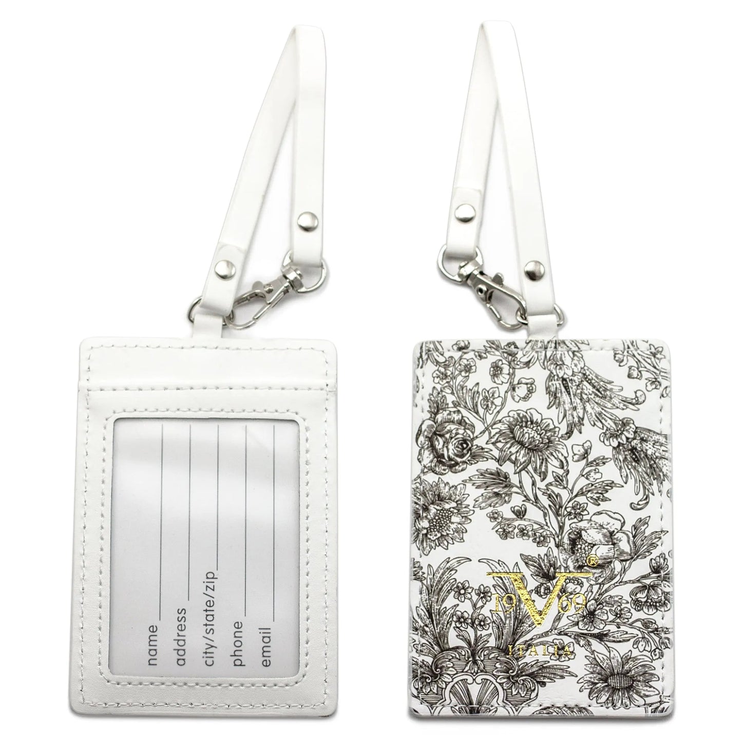 Runway Vegan Leather Luggage Tags Set