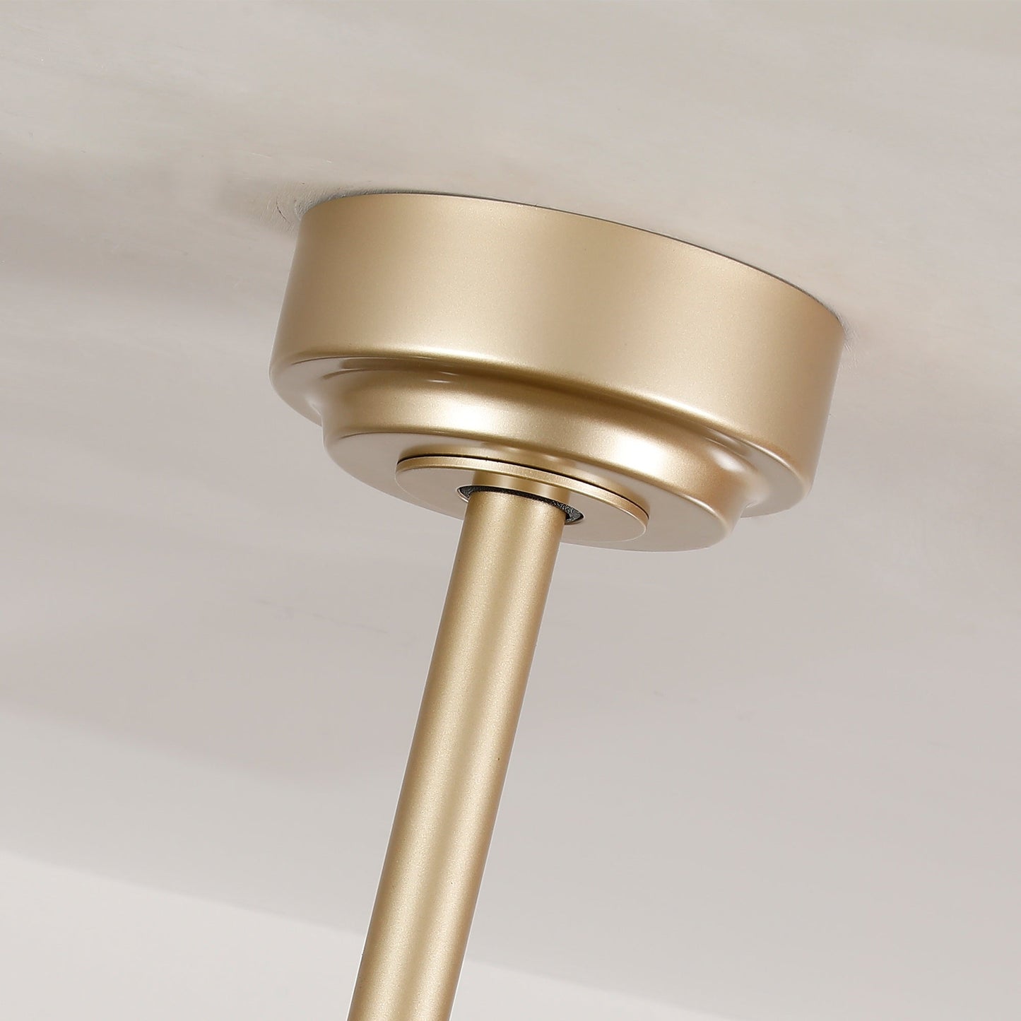 72 Inch Elbe Modern Downrod Mount Ceiling Fan with Light and Remote Control