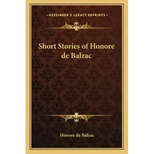Short Stories of Honore de Balzac