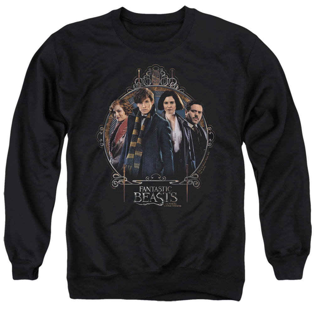 Fantastic Beasts Group Portrait Mens Crewneck Sweatshirt Black