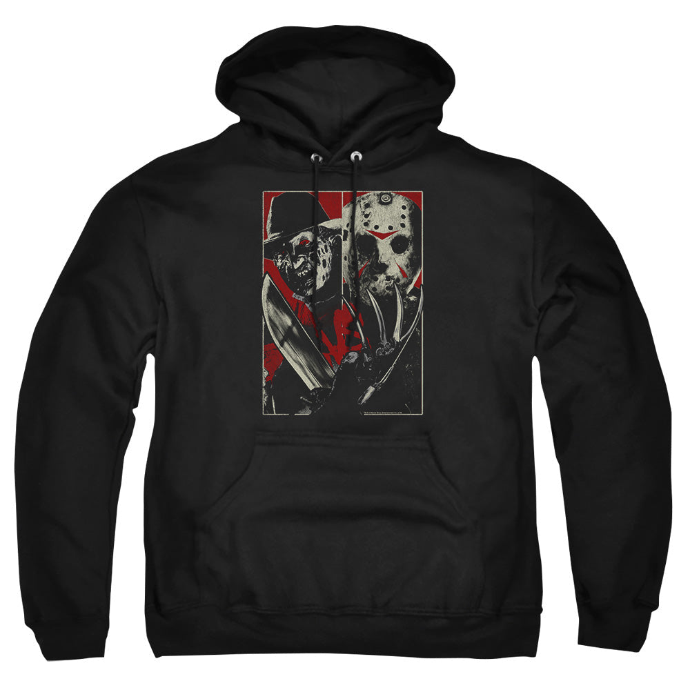 Freddy Vs Jason Vs Mens Hoodie Black Officially Licensed