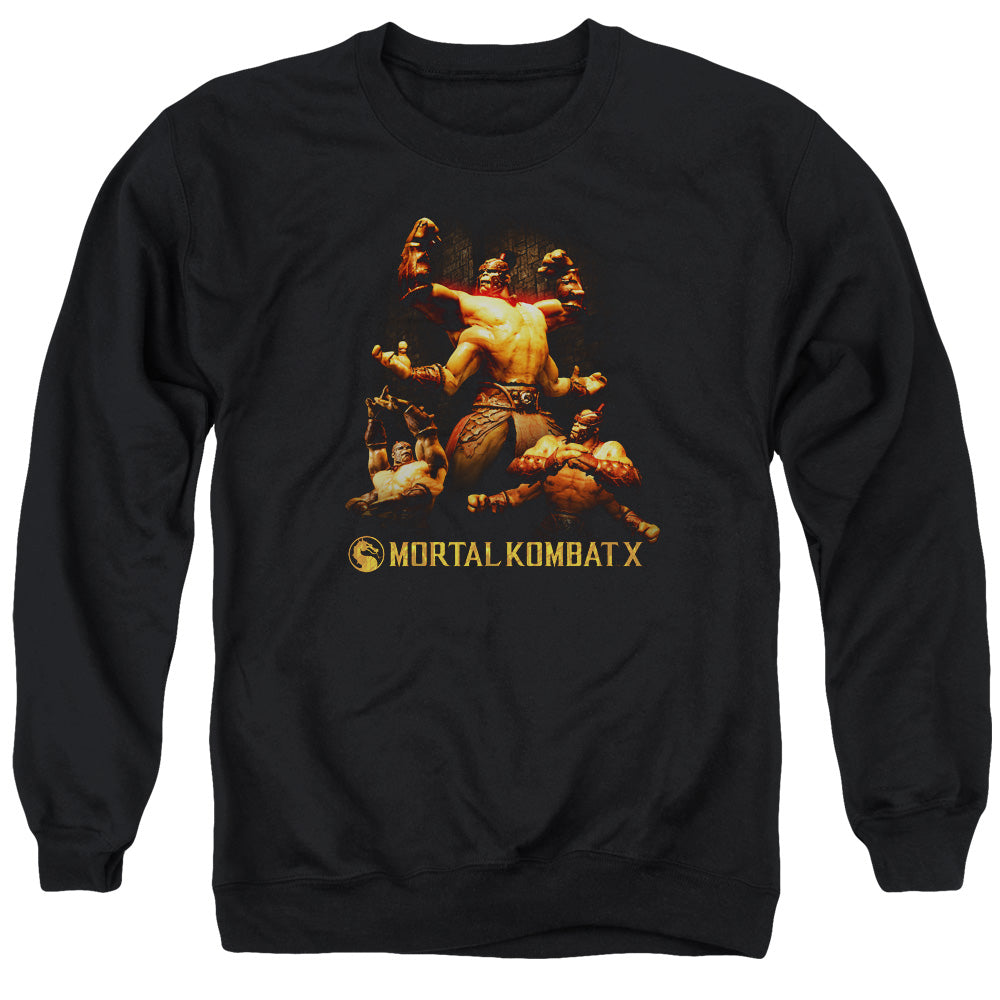 Mortal Kombat X Goro Mens Crewneck Sweatshirt Black Officially Licensed