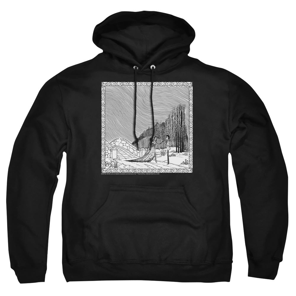 Corpse Bride My Darling Mens Hoodie Black Officially Licensed