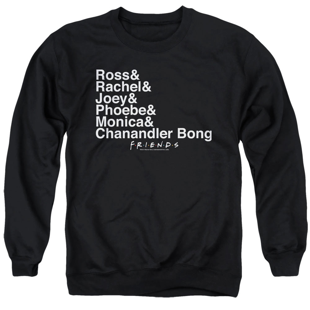 Friends Chanandler Bong Mens Crewneck Sweatshirt Black
