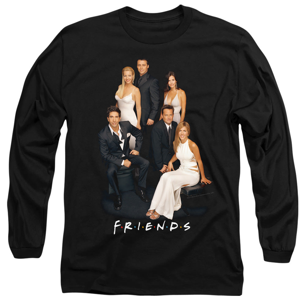 Friends Classymens Long Sleeve Shirt Black