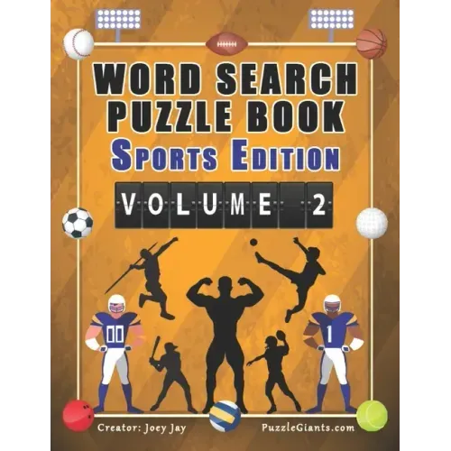 Word Search Puzzle Book Sports Edition Volume 2 - Paperback
