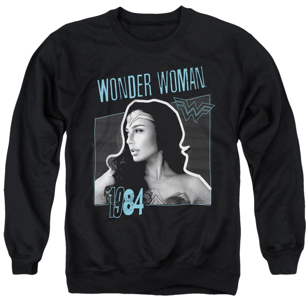 Wonder Woman 84 Space Poster Mens Crewneck Sweatshirt Black Officially Licensed