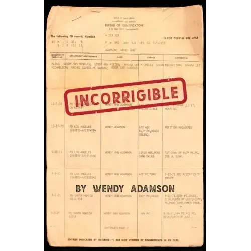 Incorrigible: A Coming-of-Age Memoir of Loss, Addiction & Incarceration