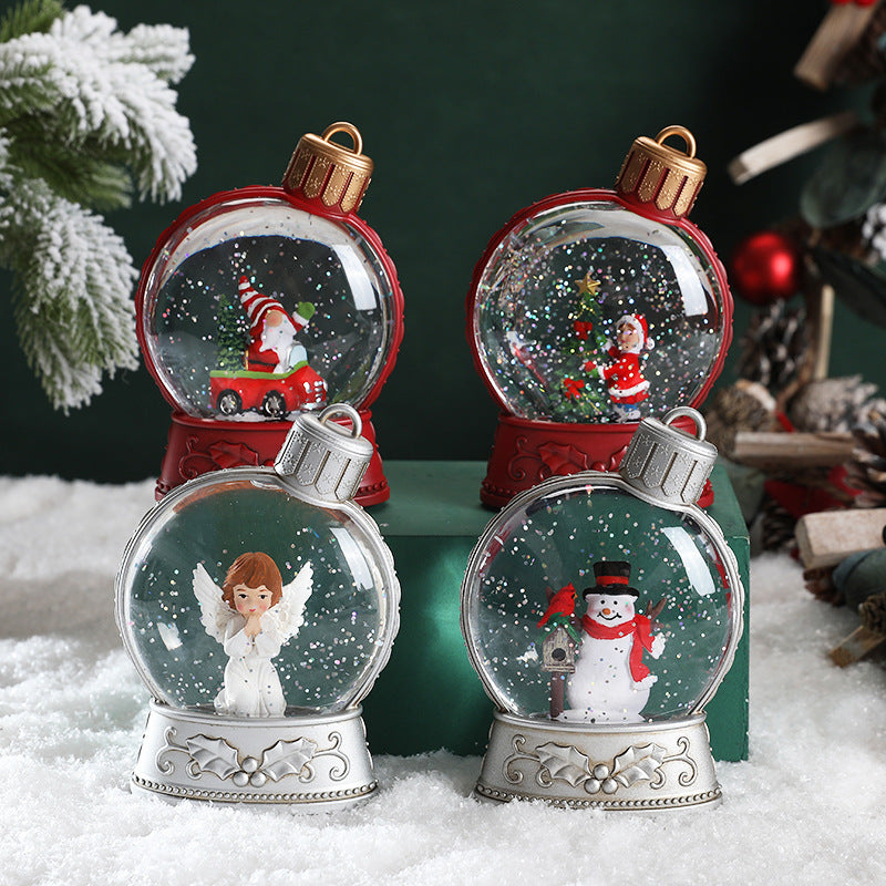 Christmas LED Flame Light Home Decor